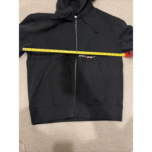 NWT Rare Awake NY x Jordan Full-Zip Fleece Hoodie Black Men's Size Large nike - Picture 9 of 10